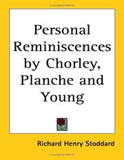 Cover of: Personal Reminiscences by Chorley, Planche And Young