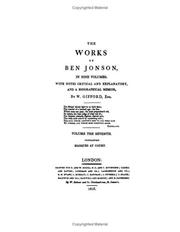 Cover of: Masques at Court: The Works of Ben Jonson Part Seven