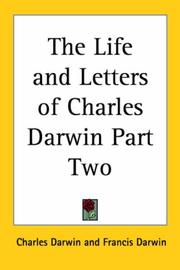 Cover of: The Life And Letters of Charles Darwin by Charles Darwin