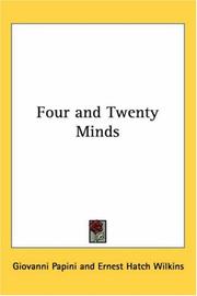 Cover of: Four and Twenty Minds