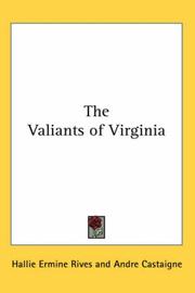 Cover of: The Valiants of Virginia