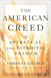 Cover of: The American Creed by Forrest Church