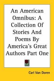 Cover of: An American Omnibus: A Collection of Stories And Poems by America's Great Authors