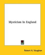 Cover of: Mysticism In England