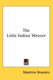 Cover of: The Little Indian Weaver