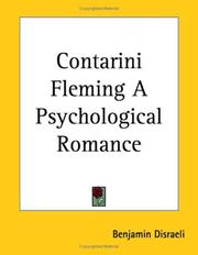 Cover of: Contarini Fleming a Psychological Romance