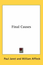 Cover of: Final Causes