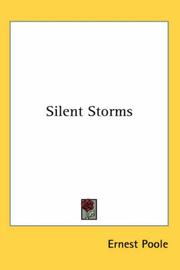 Cover of: Silent Storms by Ernest Poole