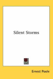 Cover of: Silent Storms by Ernest Poole, Ernest Poole