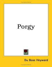 Porgy by DuBose Heyward