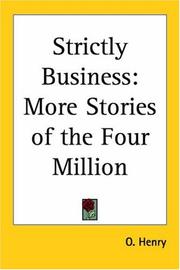 Cover of: Strictly Business by O. Henry