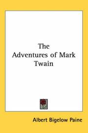 Cover of: The Adventures Of Mark Twain by Albert Bigelow Paine