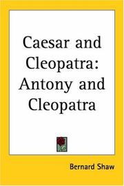 Cover of: Caesar And Cleopatra by George Bernard Shaw