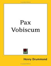 Cover of: Pax Vobiscum by Henry Drummond
