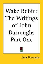 Cover of: Wake Robin by John Burroughs