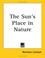 Cover of: The Sun's Place in Nature