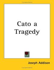 Cover of: Cato by Joseph Addison