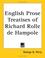 Cover of: English Prose Treatises of Richard Rolle de Hampole