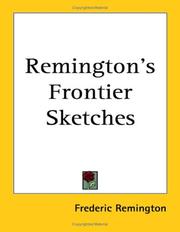 Remington's frontier sketches by Frederic Remington