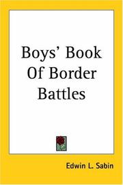 Cover of: Boys' Book of Border Battles