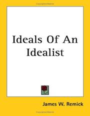 Cover of: Ideals of an Idealist