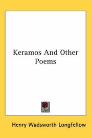 Cover of: Keramos And Other Poems