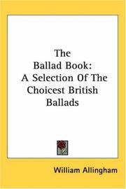 Cover of: The Ballad Book by William Allingham