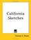 Cover of: California Sketches