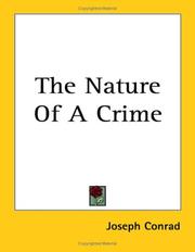 Cover of: The Nature of a Crime by Joseph Conrad