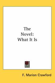 The novel by Francis Marion Crawford