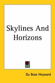 Cover of: Skylines And Horizons