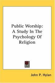Cover of: Public Worship | John P. Hylan