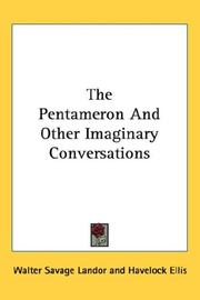 The Pentameron and other imaginary conversations by Walter Savage Landor