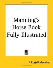 Cover of: Manning's Horse Book Fully Illustrated by J. Russell Manning