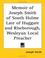 Cover of: Memoir of Joseph Smith of South Holme Late of Huggate and Riseborough, Wesleyan Local Preacher