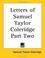 Cover of: Letters of Samuel Taylor Coleridge
