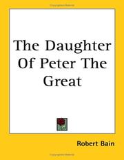 Cover of: The Daughter of Peter the Great