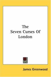 Cover of: The Seven Curses of London by James Greenwood