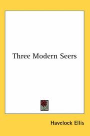 Cover of: Three Modern Seers