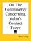 Cover of: On the Controversy Concerning Volta's Contact Force