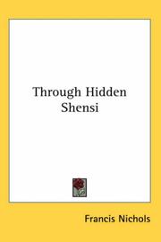 Cover of: Through Hidden Shensi