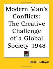 Cover of: Modern Man's Conflicts: The Creative Challenge of a Global Society 1948