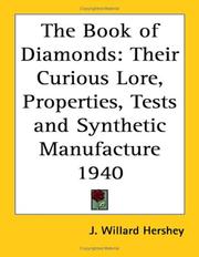 Cover of: The Book of Diamonds by J. Willard Hershey