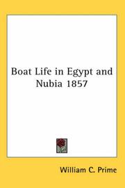 Cover of: Boat Life in Egypt and Nubia 1857