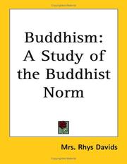 Cover of: Buddhism by Caroline Augusta Foley Rhys Davids