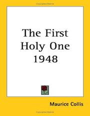 Cover of: The First Holy One 1948