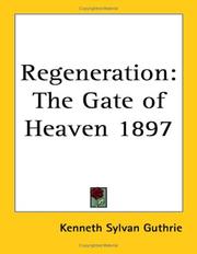 Cover of: Regeneration by Kenneth Sylvan Guthrie