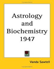 Cover of: Astrology And Biochemistry 1947