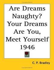 Cover of: Are Dreams Naughty? Your Dreams Are You, Meet Yourself 1946