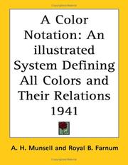 Cover of: A color notation